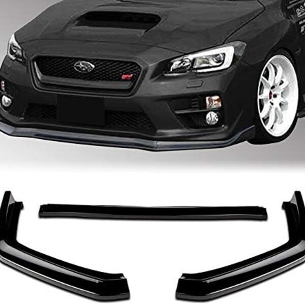 EPARTS HK5 three-piece gloss-black ABS front lip