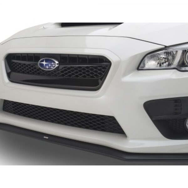 Subaru OEM STI front under spoiler installed on a 2015-2017 Subaru WRX or STI