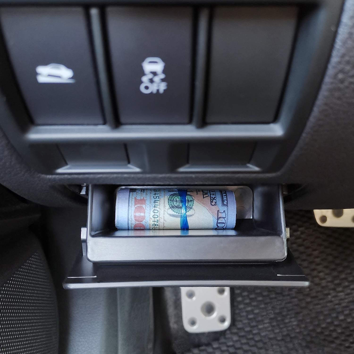 Fuse box coin tray for Subaru WRX