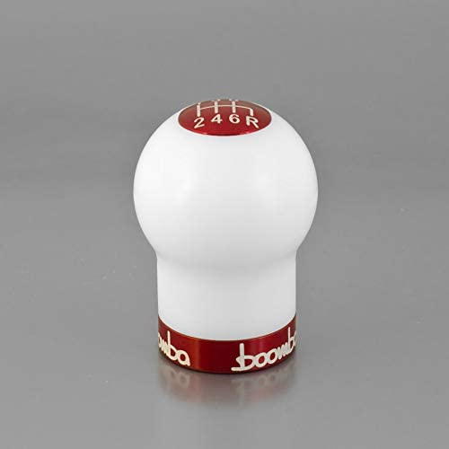 Boomba Racing white Delrin shift knob