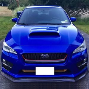 Carbon fiber CS style front lip for Subaru WRX
