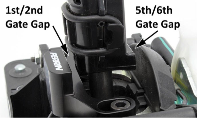 Perrin shift stop for wrx gaps