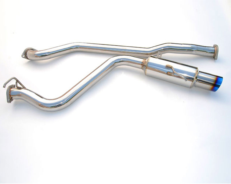 Single-exit catback exhaust style for BRZ, FR-S, 86, and GR86