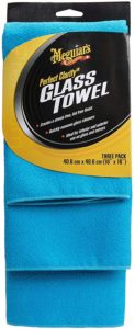 Meguiar's Perfect Clarity glass towel
