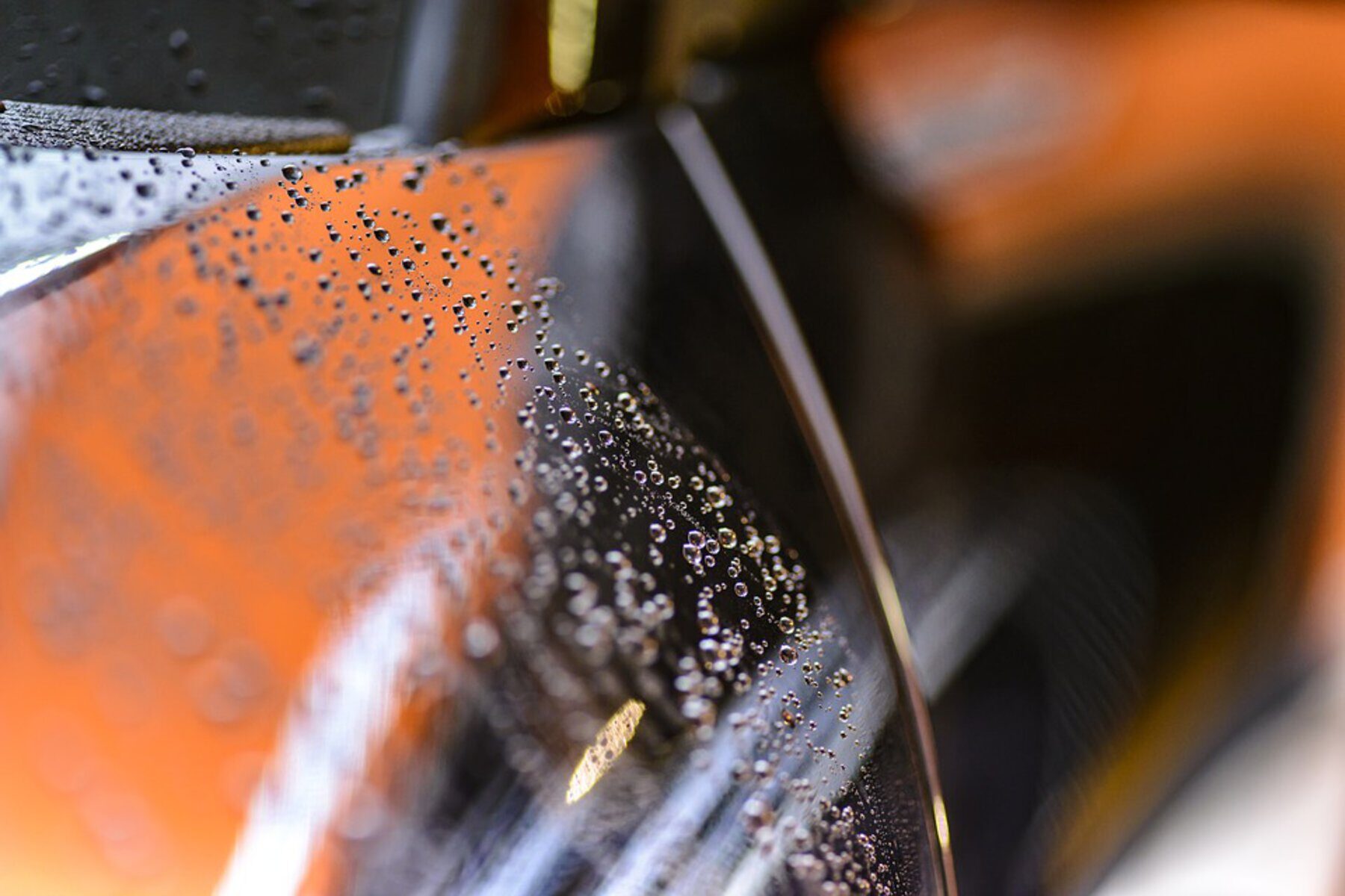 rinseless car wash on black paint