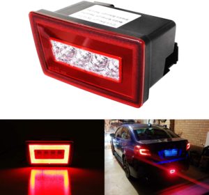 F1 style rear fog light for Subaru WRX