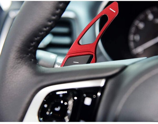 Aluminum paddle shifter extensions for Subaru WRX CVT