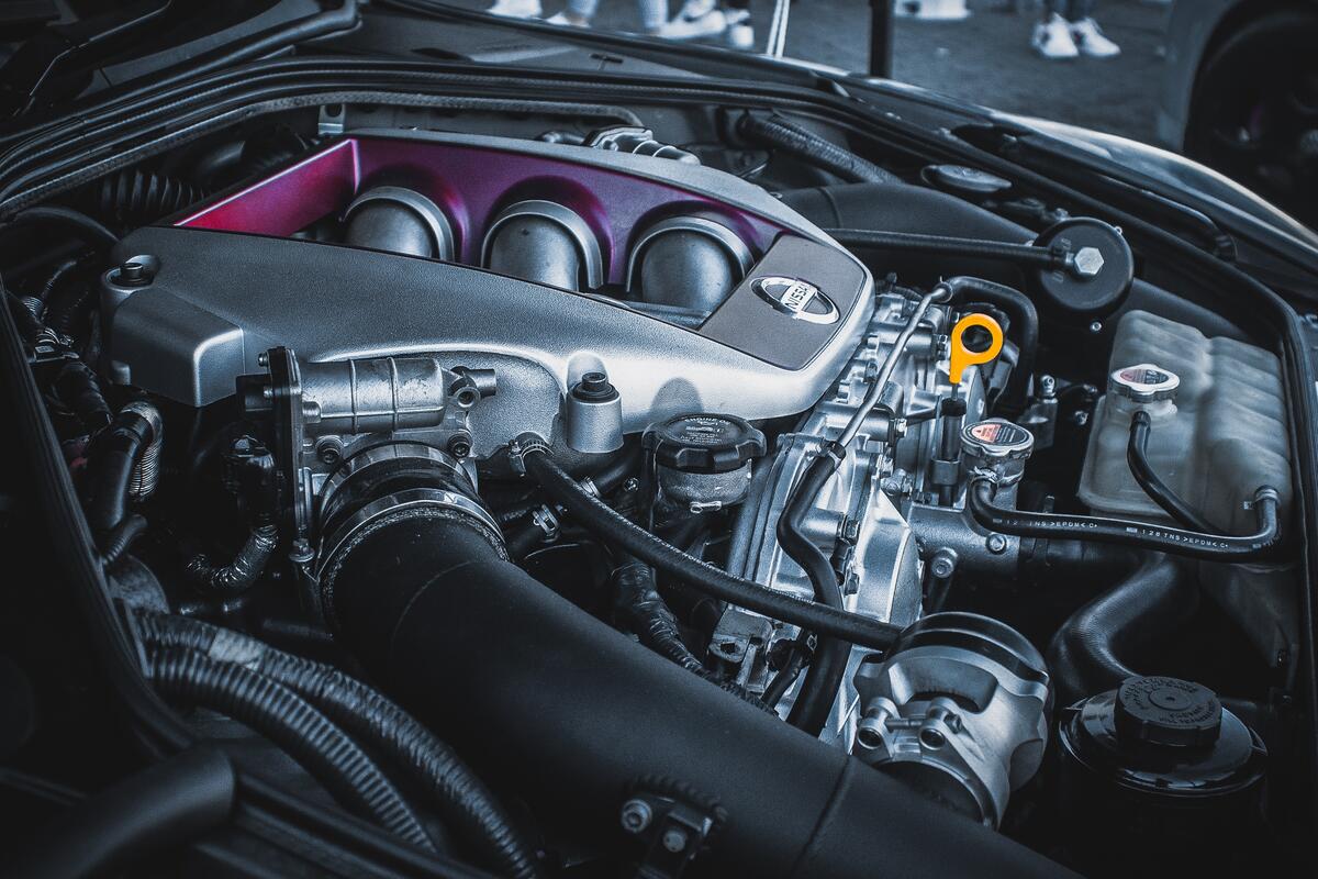 Nissan 350Z with a VQ35DE engine