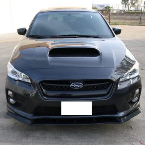Black Subaru WRX with MP Style Front Lip