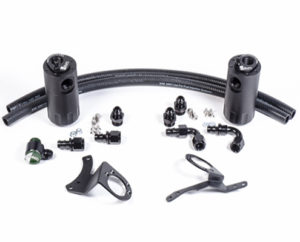 Radium Engineering Dual Catch Cans for 2015+ Subaru WRX