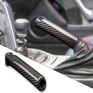 Carbon Fiber Handbrake Cover installed in Toyota FR-S