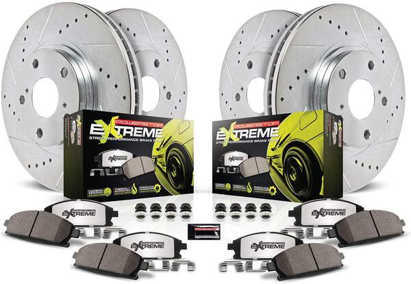 Power Stop Z26 Evolution brake kit for WRX